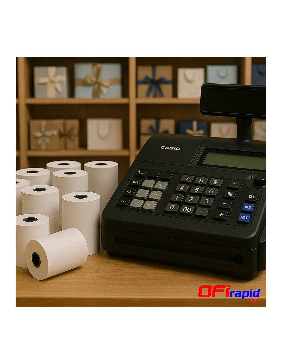 Rollo papel TPV térmico 57×60 mm