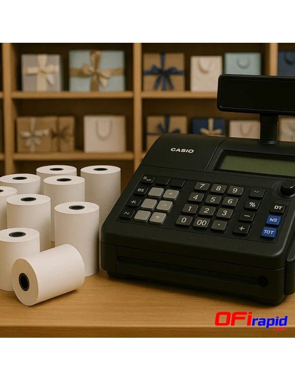 Rollo papel TPV térmico 57×60 mm