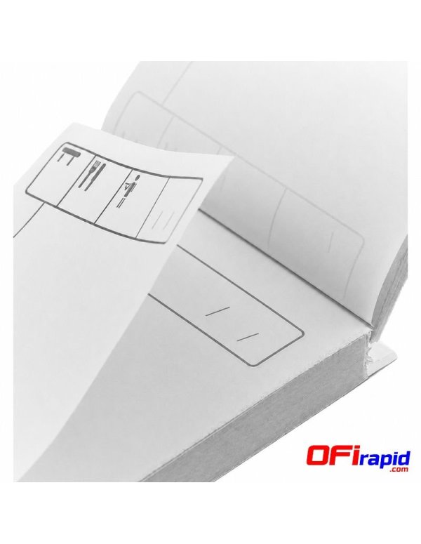 Talonario de comandas para camarero duplicado autocopiativo y numerado 10 x 15 cm